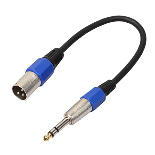 Tachiuwa 6,35 мм (1/4 инча) Штекерный микрофон кабел TRS Стерео-XLR от 1 фут до 3 контакти