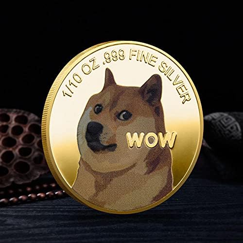 Възпоменателна монета 1 унция Dogecoin Възпоменателна Монета Позлатен Криптовалюта Dogecoin 2021 Лимитированная серия са подбрани