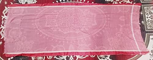 Гамча за Пуджа Духовно кърпа за Пуджа (Достатъчно големи) Индийското Памучно Гамча за Пуджа Червено Гамча за Пуджа Духовно Червено Кърпа