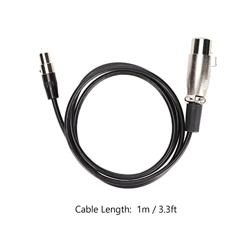 Shanrya 3pin minixlr, конектор XLR за да се свържете с Mini XLR, Безшумен HiFi звук PureSound 3,3 фута кабел за преобразуване за K240S