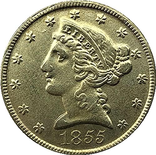 1855 Американски Монети Liberty Орел, Златна Криптовалюта, Любима Монета, Реплика, Възпоменателна Монета, Са Подбрани Монета, Щастлива Монета,