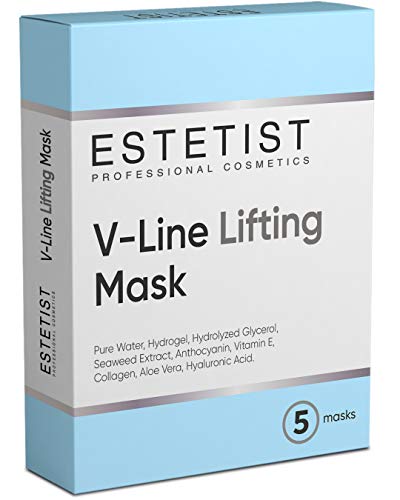 ESTETIST V-Образна Маска за отслабване на лицето - Намалява Двойна брадичка, Подтягивающая маска за лифтинг на лицето -