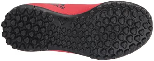 адидас X Speedflow.Футболни обувки 4 с покритие Turf, Червено/Черно/ Слънчев Червено, Унисекс, за малки деца от 1,5 САЩ