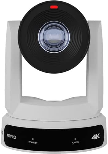 Камера PTZOptics Move с 30-кратно оптично увеличение 4K (Бяла)