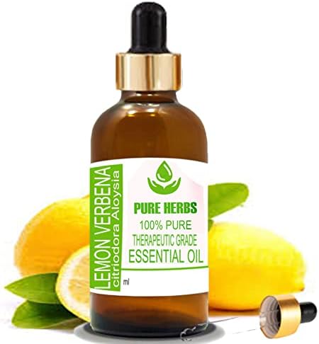 Етерично масло с лимон (Citriodora Aloysia) Чист и Натурален Терапевтичен клас с Капкомер 100 мл