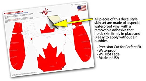 WraptorSkinz Skin Wrap е съвместим с контролера на Sony PS5 DualSense canadian Флаг на Канада (контролер В комплекта не са включени)