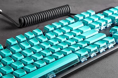 Капачка GunMjo Crystal Pudding за геймърска клавиатура с превключватели Cherry MX, Прозрачни Капачки от ABS-пластмаса за механична