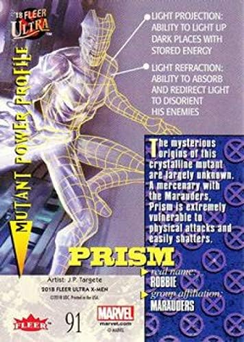 Търговската картичка Fleer Ultra X-Men 2018 91 Prism в в (NM близо до мятному или по-добър) състояние