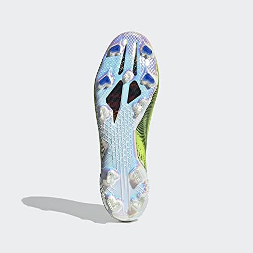 адидас X Ghosted + Обувки с твърдо покритие - Мъжки Футболни Обувки Solar Yellow/Core Black/Team Royal Blue