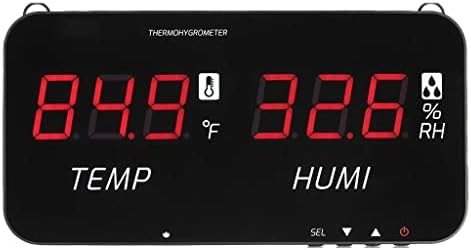 Интелигентен Измерване на Температура И Влажност WALNUTA, монтиран на стената lcd Дигитален Термометър-Влагомер, Промишлен