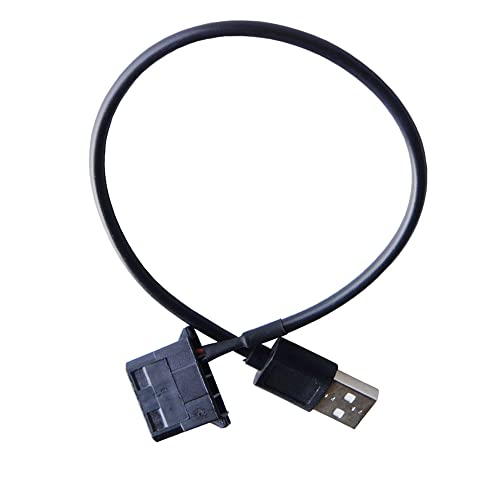 YiKaiEn USB към 4-номера за контакт на тялото Molex 5V USB Кабел за захранване на вентилатора 11.8 30 cm