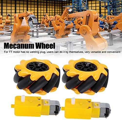 Mecanum Wheel 60 мм Mecanum Wheel Robot Kit Ненасочено Умен Робот Автомобилни Части и Аксесоари