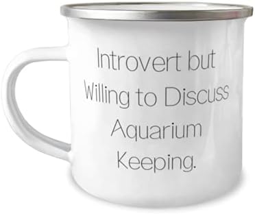 Забавна Туристическа чаша за аквариум на 12 унции, се затварят в себе си, но е Готова да обсъди Съдържанието на Аквариума, Множество, за приятелите,