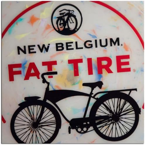 Лого Фрасвам-O Fat Tire От Рециклирана Летящият диск с Фризби-Рефлектор От Рециклирана пластмаса