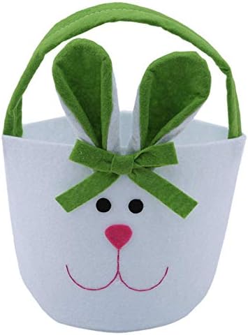 Великден кошница NC, чанта за съхранение, аксесоари за украса, под формата на зайче, за парти, подарък кошница за сладкиши и яйца