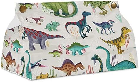 Живи Динозаври Кутия За Салфетки Притежателя на Кутията Организатор на Хартиена Опаковка Чанта за Салфетки За Лице на Хартиена