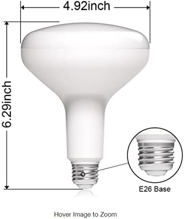Led лампа с дневна светлина с капацитет от 75 W в еквивалент на BR40 с регулируема яркост (6 Бр.)